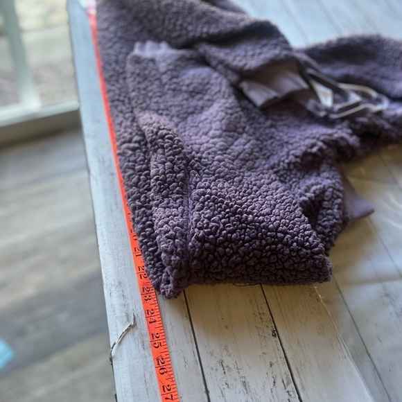 Z by Zella Large Purple Sherpa Lol Over Hoodie - Picture 8 of 8